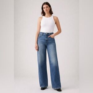 Levi’s Ribcage Wide Leg W32 L32 Polar Perimeter